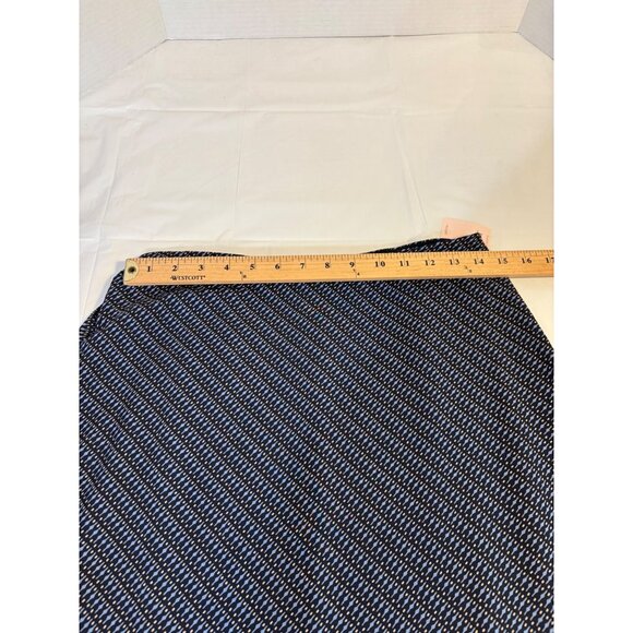 Liz Claiborne Villager Blue & Black Wrap Dress With Matching Skirt Set Size SP - Picture 4 of 13